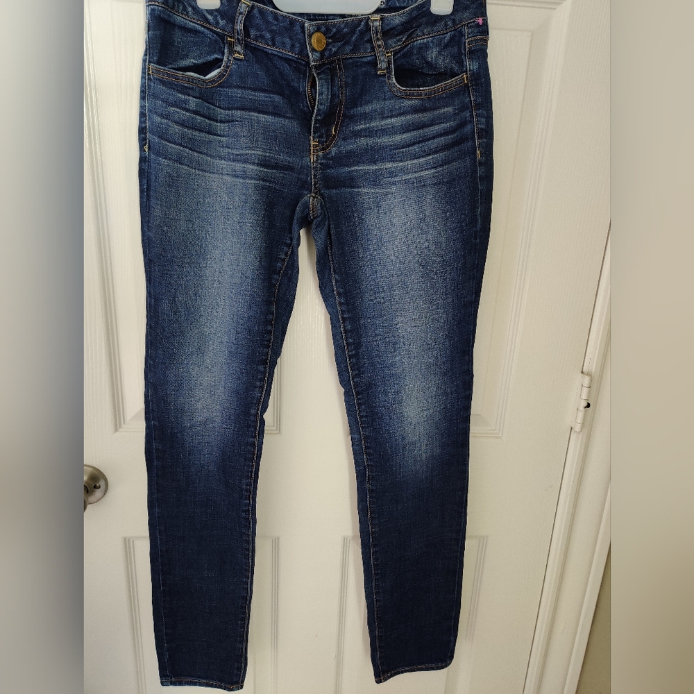 American Eagle Women's Blue Denim Jeans